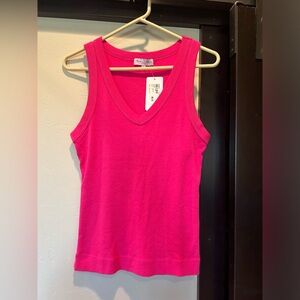 Michael Stars Maya V-Neck Tank S